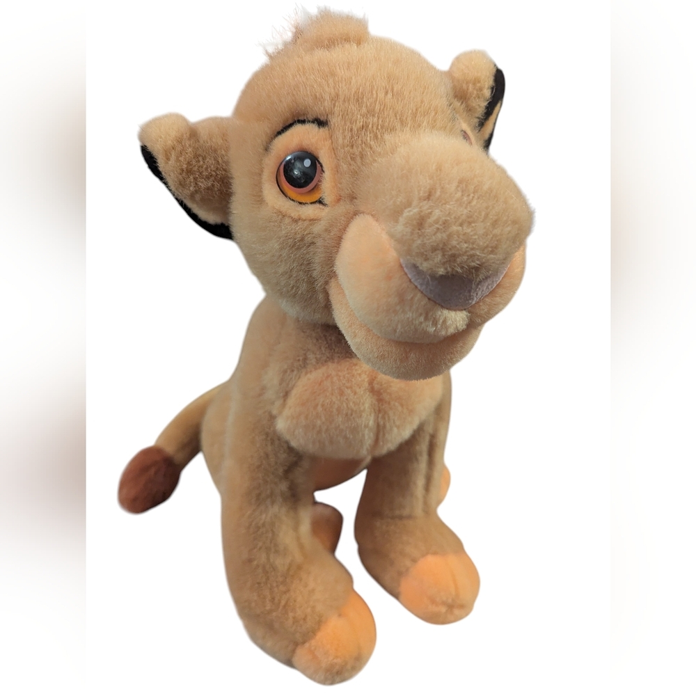 VTG 1994 Disney Store Simba Plush 14" Original The Lion King 90s Stuffed